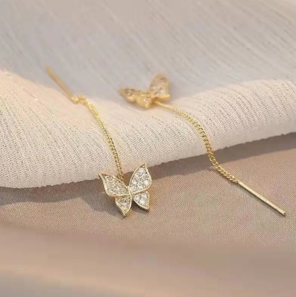 Butterfly Shaped Fashion Earrings - Picture 2 of 6